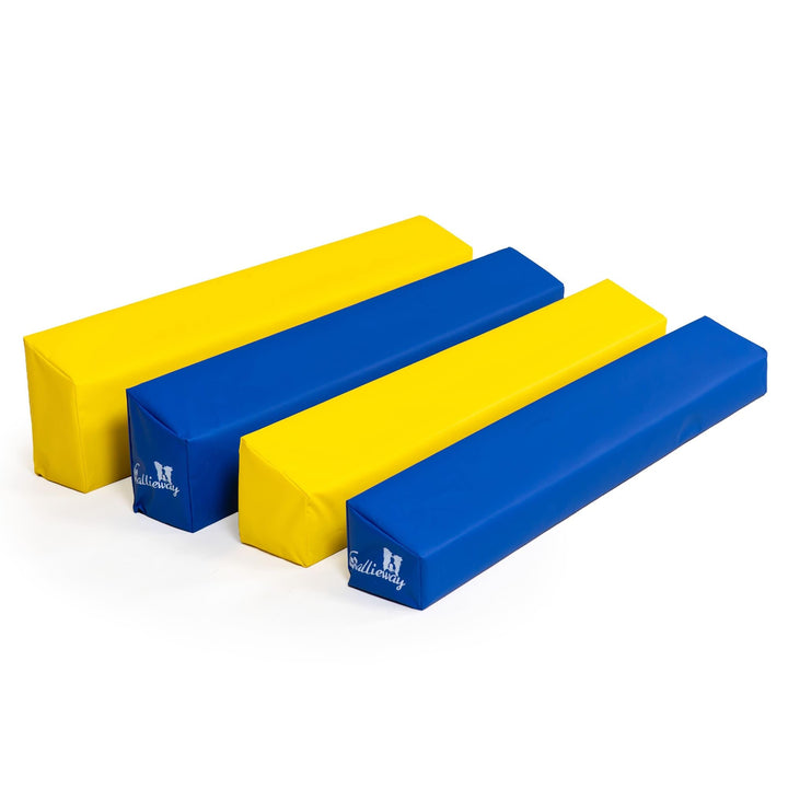 Callieway® Agility Soft-Weitsprung Sosipiri - Agility Long-Jump - FCI konform (gelb/blau ohne Eckste