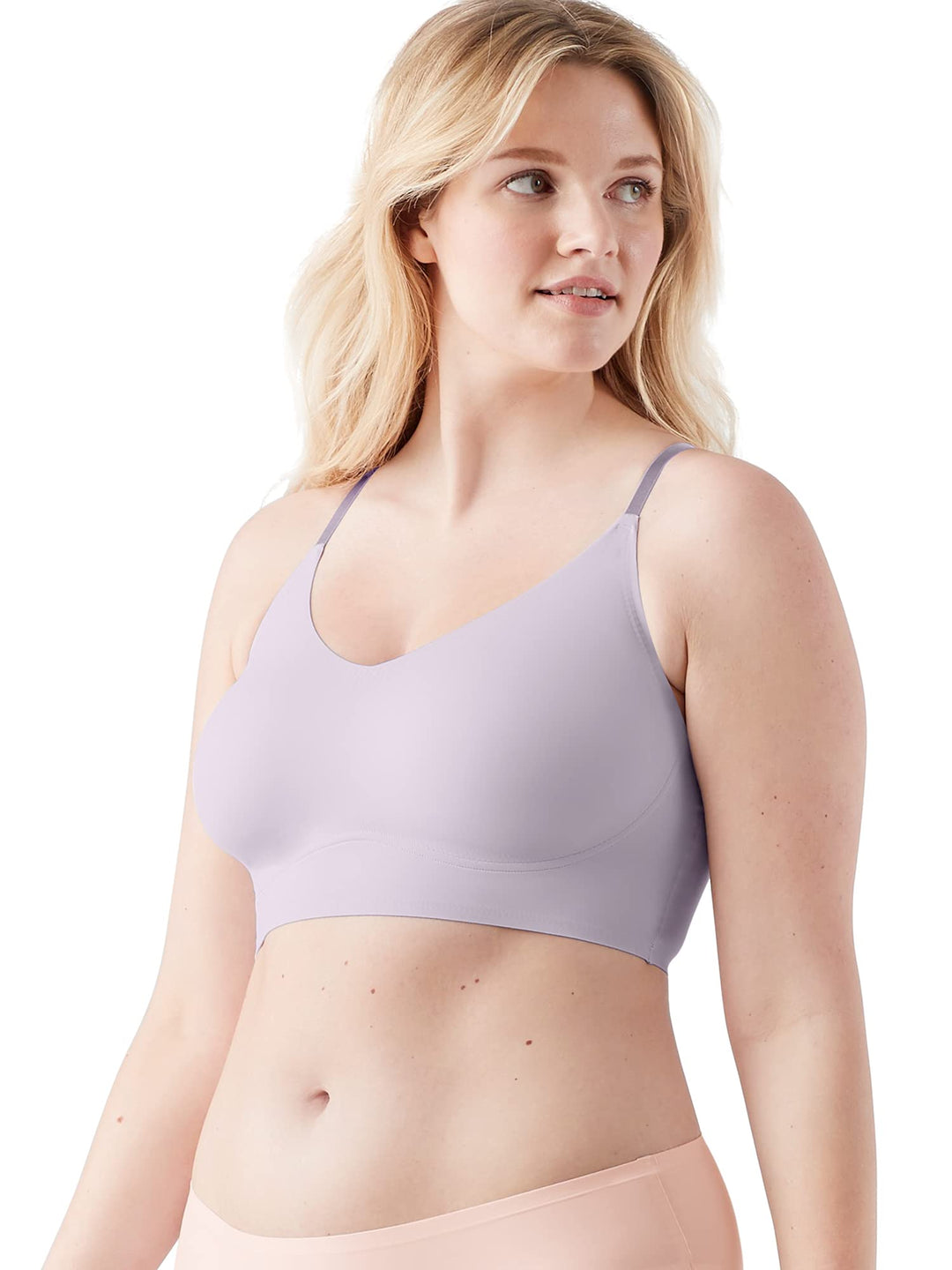 True & Co Damen True Body Lift Triangle Adjustable Strap Bra BH (Small) 32-34A/D Lila-nebel, (Small)