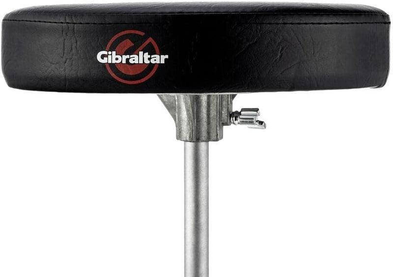 Gibraltar Schlagzeughocker, Drumhocker 5000 Series (runder SitzDurchmesser: 33cm, Vinyl Sitzfläche,