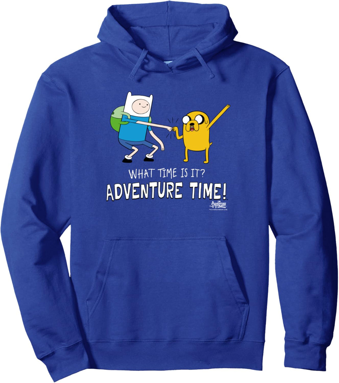 Adventure Time Finn and Jake Fist Bump Pullover Hoodie