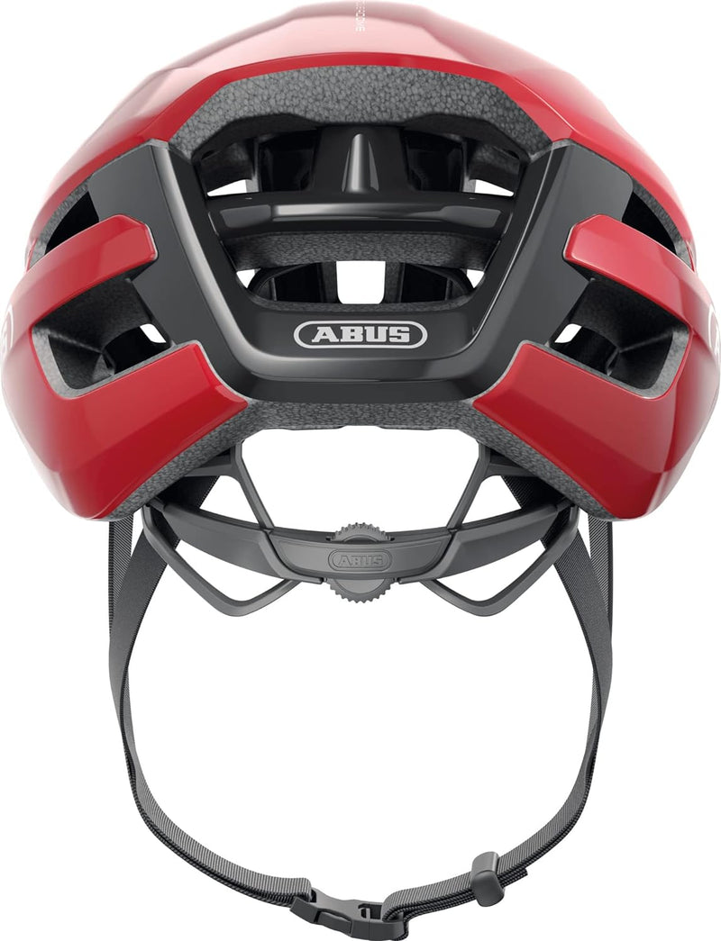 ABUS Rennradhelm PowerDome - leichter Fahrradhelm mit cleverem Belüftungssystem und aerodynamischem