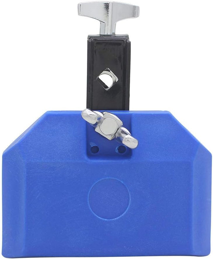 Jam Block Musikinstrument, 12,7 cm, Kunststoff, Lateinisches Trommelinstrument (blau), blau