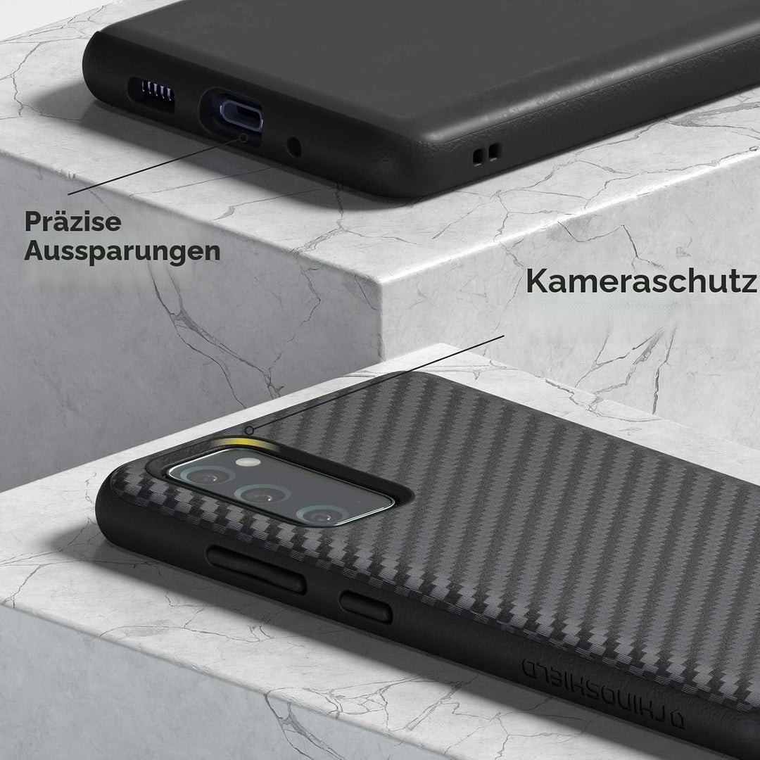 RhinoShield Case kompatibel mit [Samsung Galaxy S20 FE] | SolidSuit - Schockabsorbierende Dünne Schu