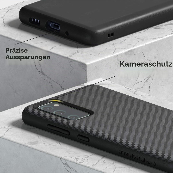 RhinoShield Case kompatibel mit [Samsung Galaxy S20 FE] | SolidSuit - Schockabsorbierende Dünne Schu