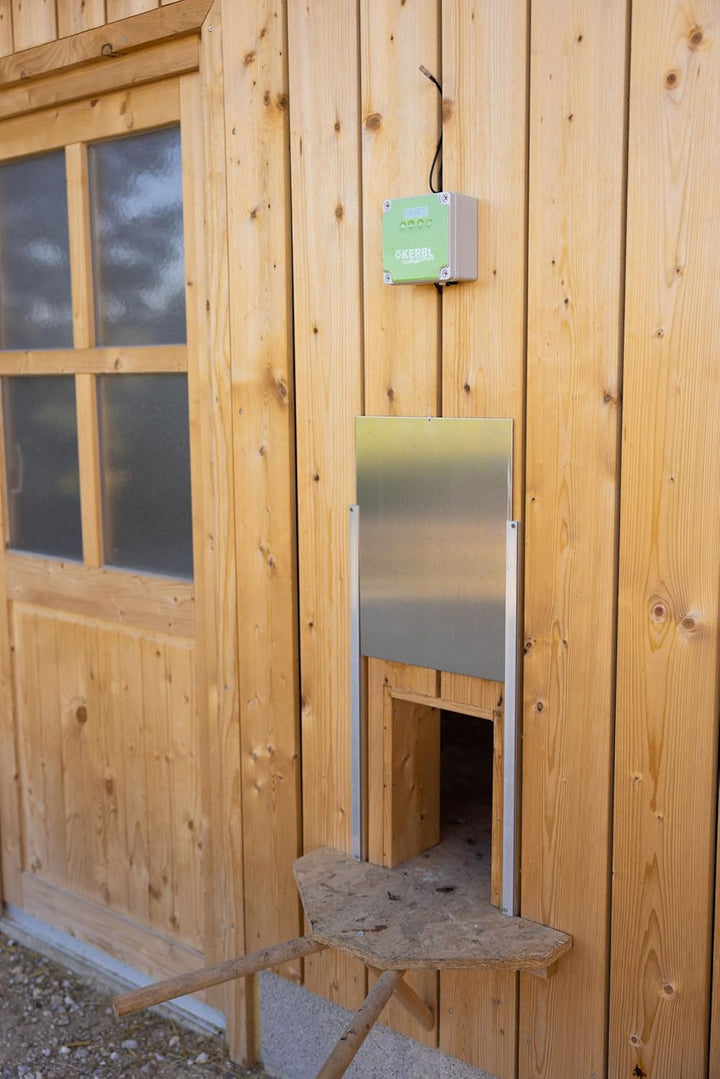 Kerbl Hühner Führungsschienen Schiebetür 430 x 400mm, Aluminium 430 x 400 mm, 430 x 400 mm
