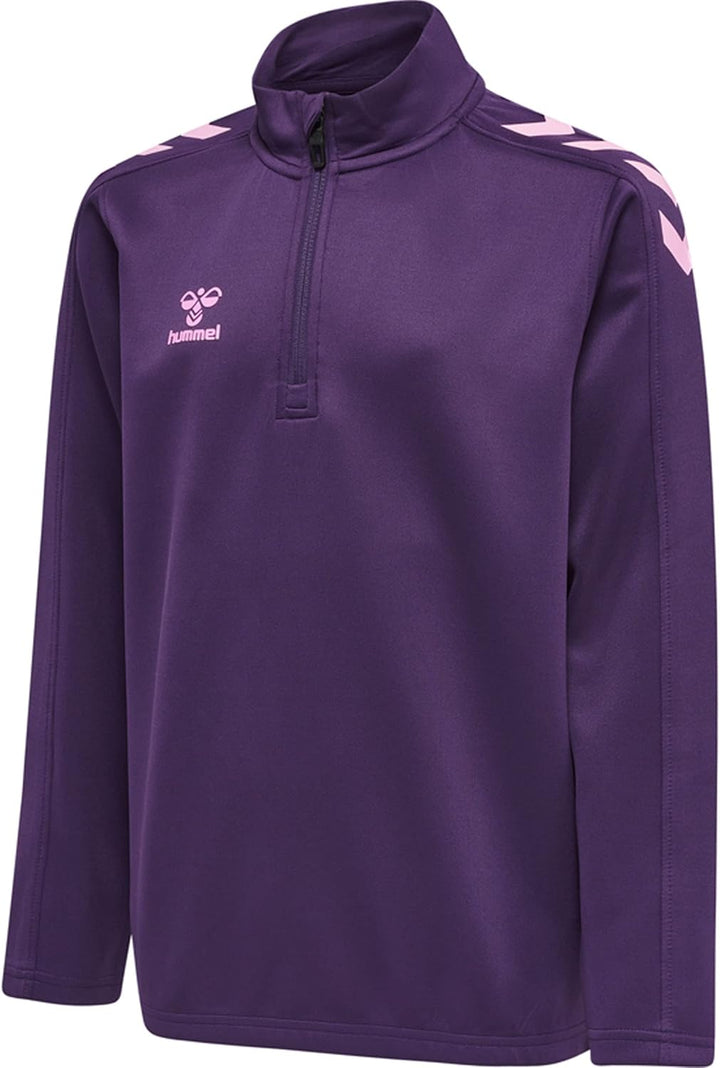 hummel Hmlcore Xk Half Zip Sweat Unisex Kinder Multisport Sweatshirt Mit Kurzem Reissverschluss Mit