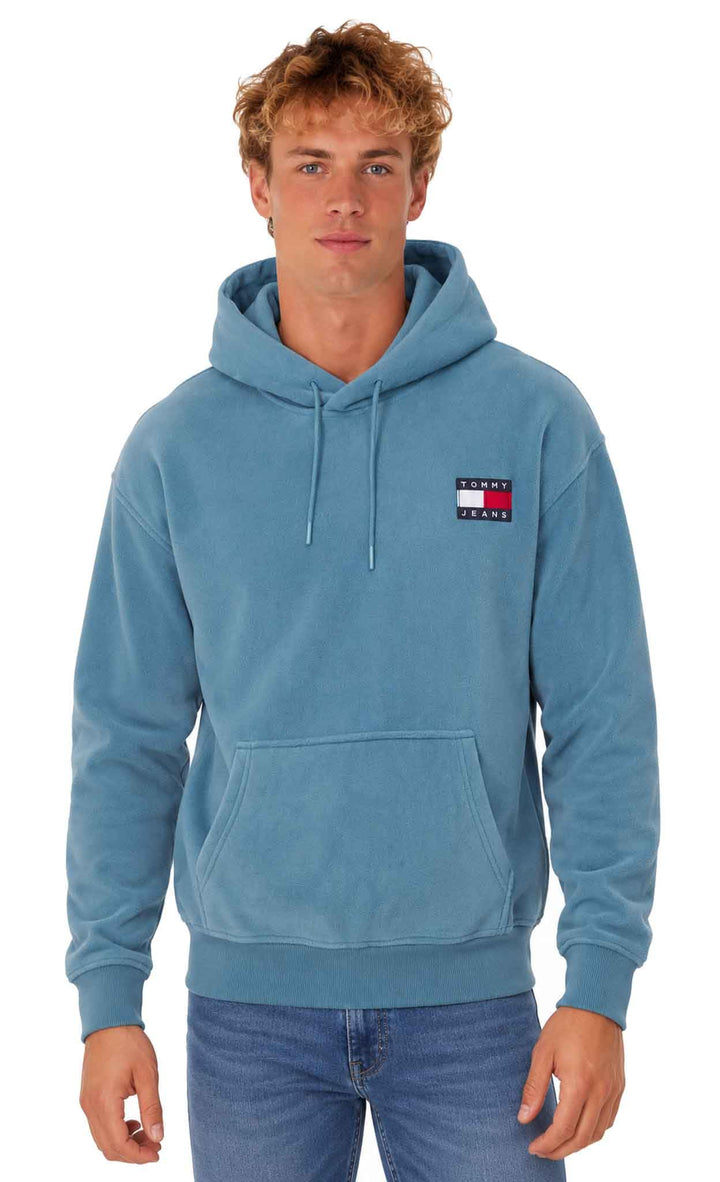 Tommy Jeans Polar Fleece Badge Hoodie - S