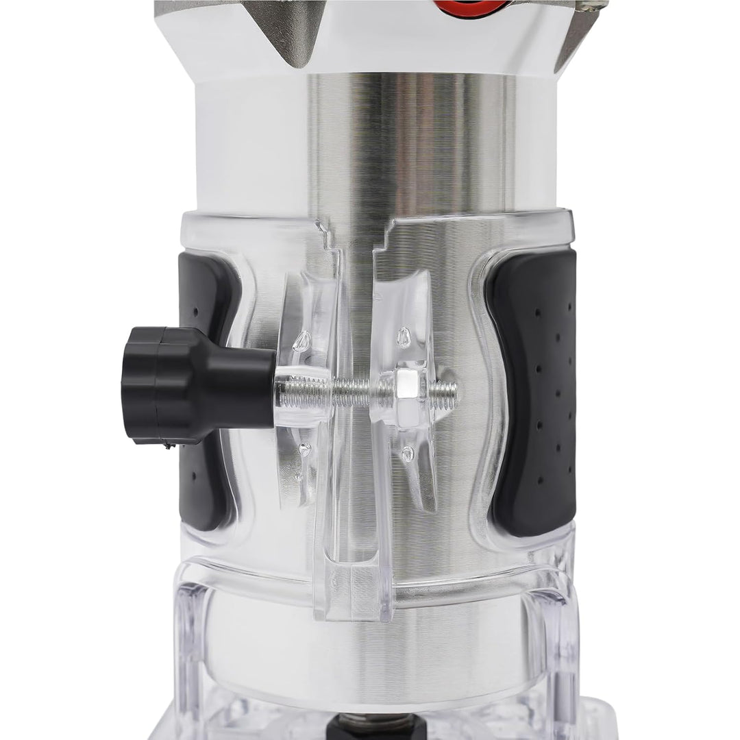 800W Einhandfräse Holzschneidemaschine, 1/4'' Elektrische Oberfräse Kantenfräse aus Aluminium Einste
