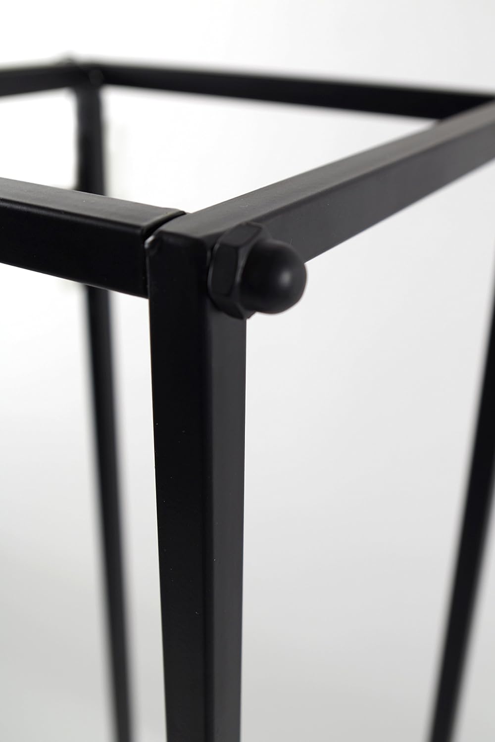 Kobolo Kaminholzregal Kaminholzständer - Metall - 33 x 33 x 115 cm -