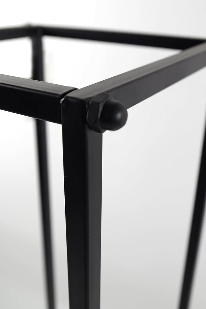 Kobolo Kaminholzregal Kaminholzständer - Metall - 33 x 33 x 115 cm -