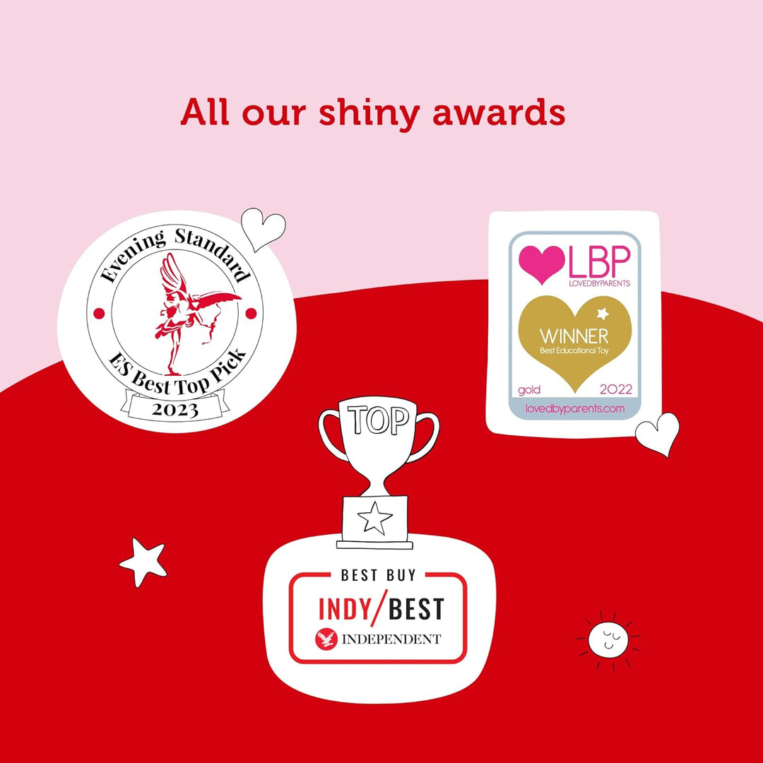 Tonies Starterset: Toniebox, grau + 1 Creative-Tonie - Hörbuch-Player und Musik-Player für Kinder -