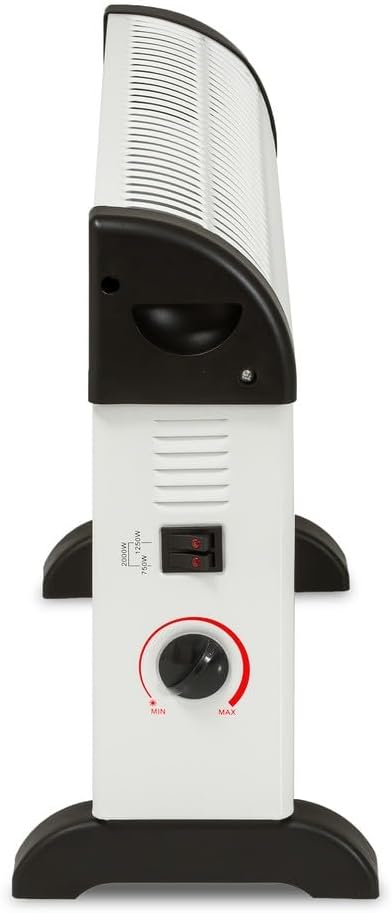 TROTEC Konvektor Heizung TCH 20 E – Heizleistung 750 W / 1250 W / 2000 W – Elektro Heizkörper Ohne T