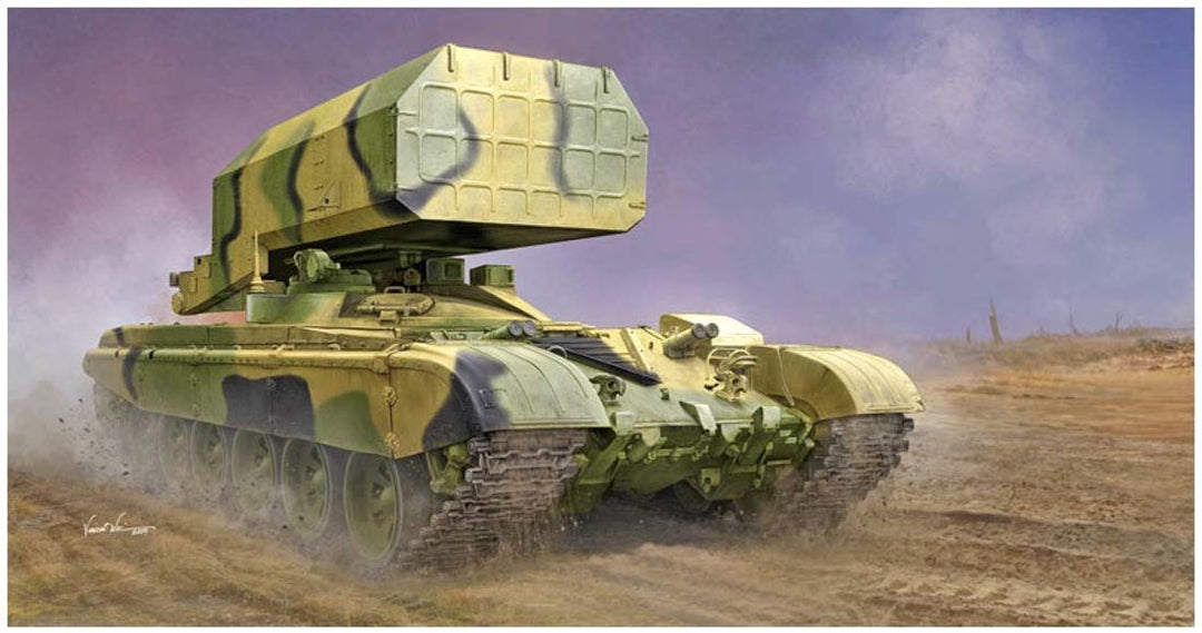 Trumpeter 009560 1/35 TOS-1 Raketenwerfer, Modell 1989 Modellbausatz, verschieden