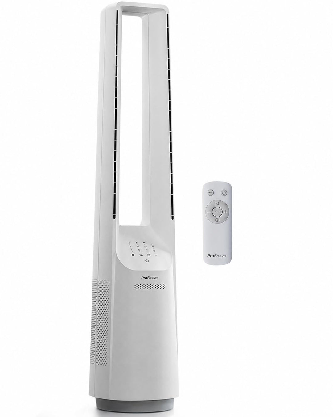 Pro Breeze 101cm rotorloser Ventilator, Gleichstrommotor, Ventilator mit Fernbedienung, LED Display,