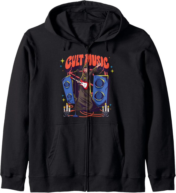 Kultmusik dämonisches Satan-Heavy-Metal-Ritualgeschenk Kapuzenjacke