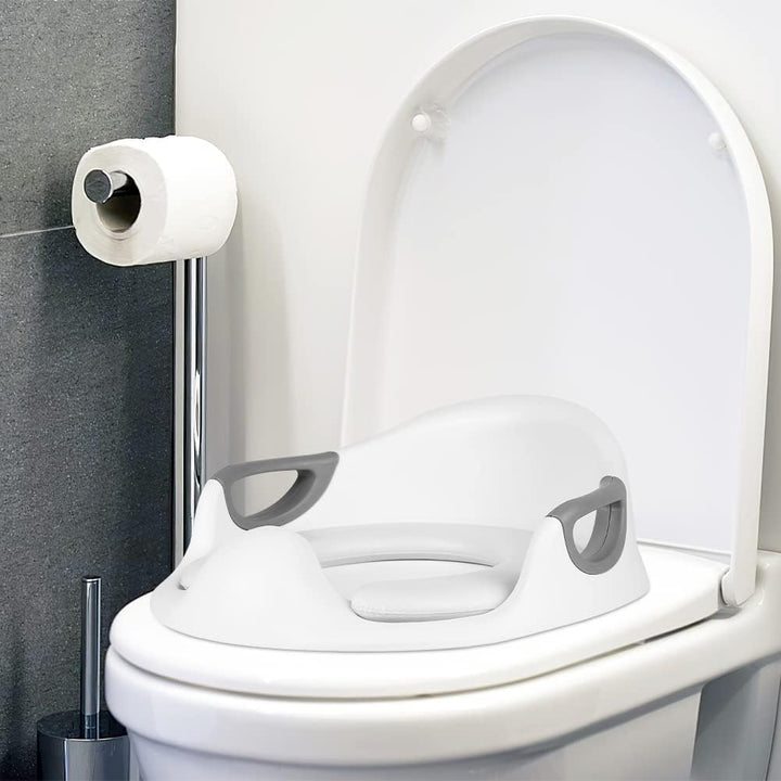 Toilettensitz für Kinder, faltbar und verstellbar, Toilettensitz Leiter Stufen mit breiten und rutsc
