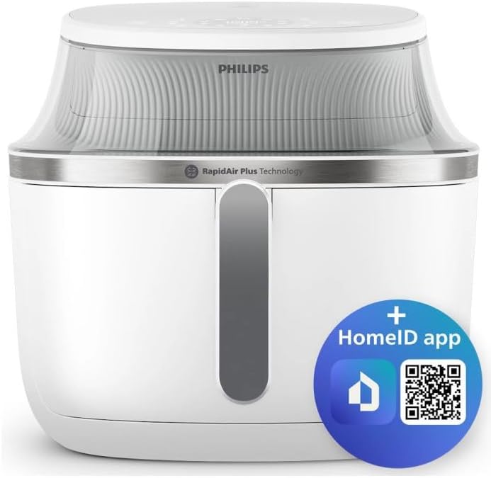 Philips Air Fryer Series 3000 NA331/10, 6.2 l, RapidAir Plus Technology, 1700 W, White