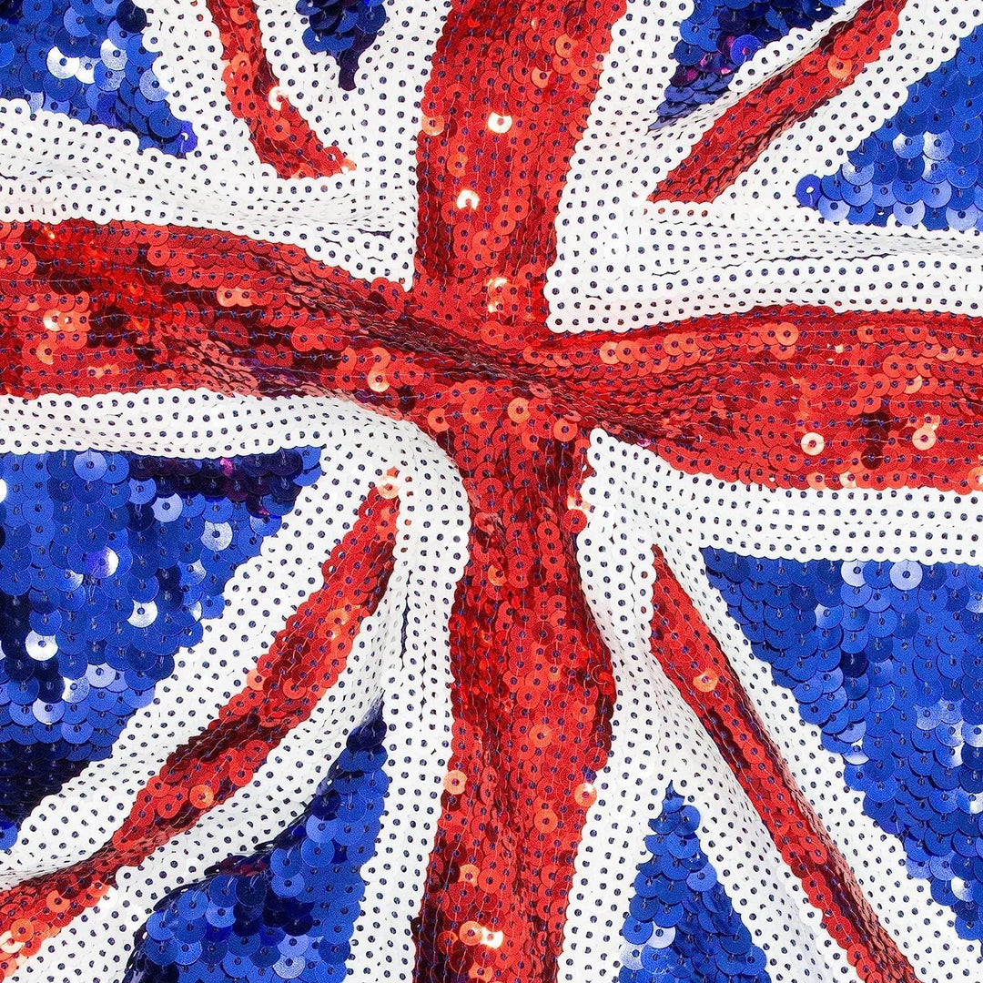 GINGER SPICE PAILLETTEN UNION JACK KLEID - SPICE GIRLS 90ER JAHRE KOSTÜM - PAILLETTEN UNION JACK KLE