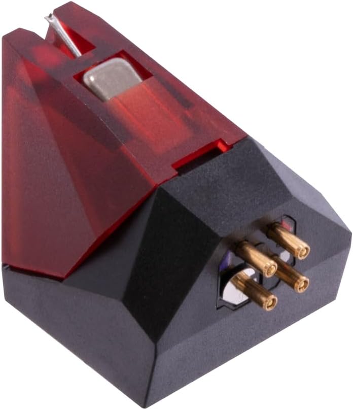 Ortofon 2M Red Premounted - 2M Red Tonabnehmer montiert am SH-4 Black Headshell | einfache Montage a