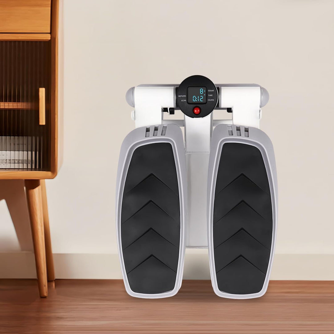 Hometrainer Stepper Tragbar Fitness Stepper mit LED Display Fitness Mini Stepper Einstellbare Höhe I