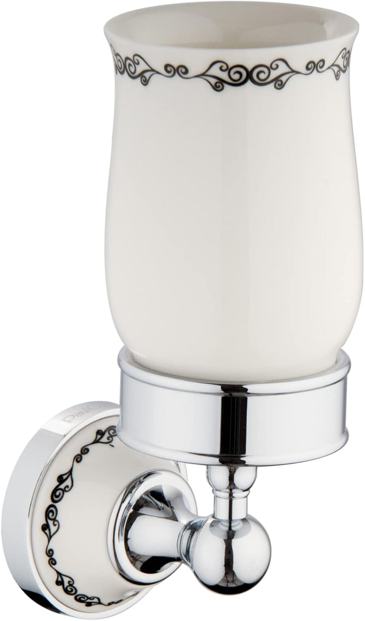 PaulGurkes Nostalgie Retro Zahnputzbecher Keramik Bad Accessoires Landhausstil Badaccessoires Set, Z