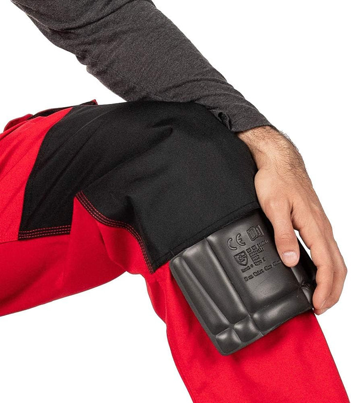 MAZALAT work wear Arbeitshose für Herren, mit Kniepolstertaschen, Arbeitshose, mehrere Taschen, gros