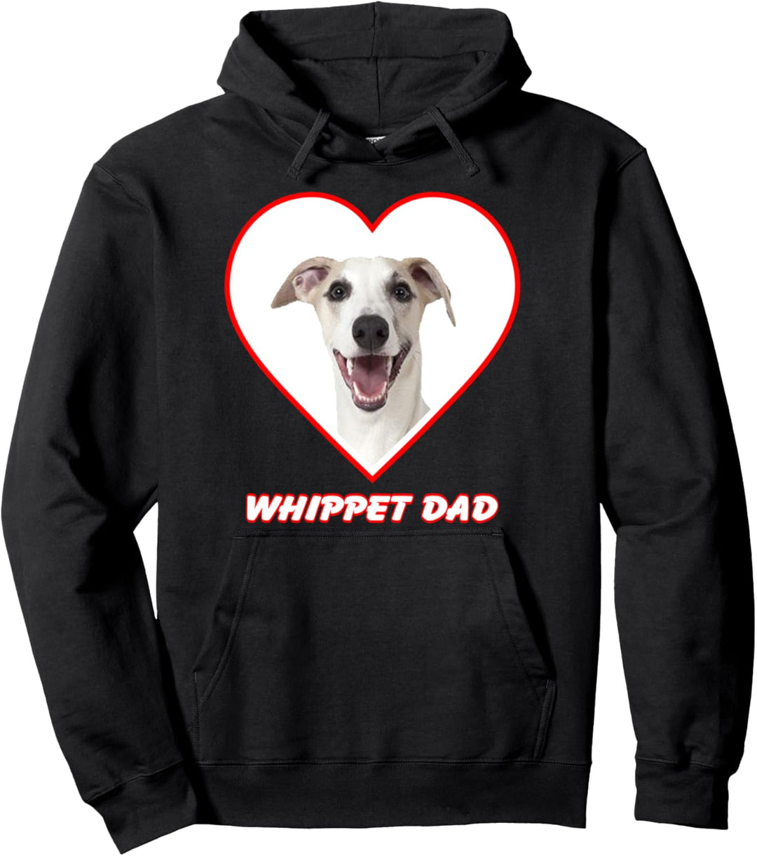 Whippet Dog Dad Pullover Hoodie
