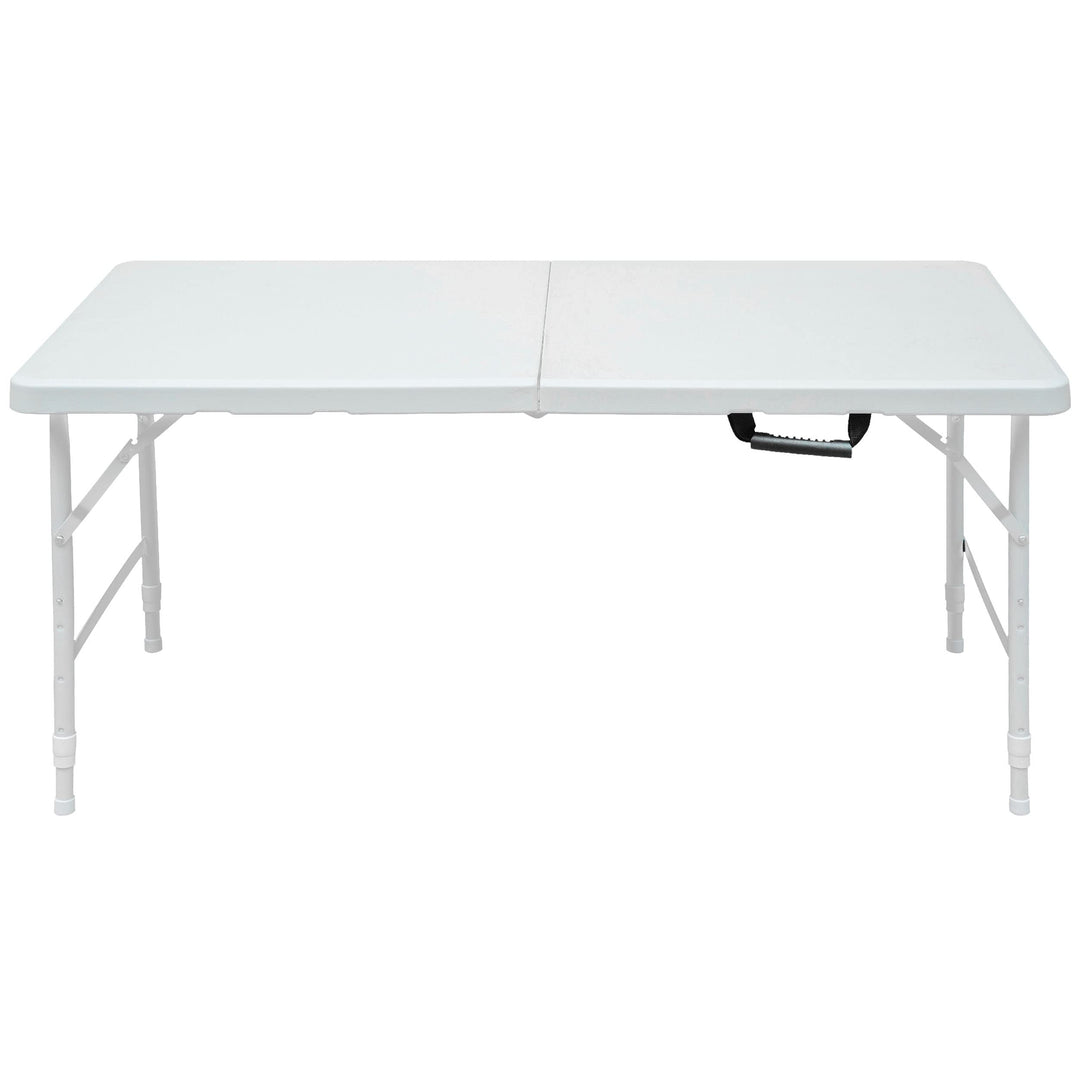 Klapptisch aus Kunststoff, tragbar, robust, weiss, für Camping, Party, Garten, Abendessen, Küche, Ar