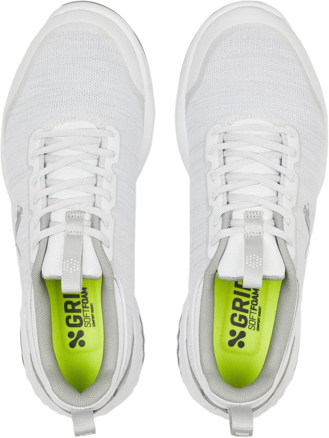 PUMA Herren Fusion Pro Golfschuh 41 EU Puma Weiss Puma Silber Flach Hellgrau, 41 EU Puma Weiß P