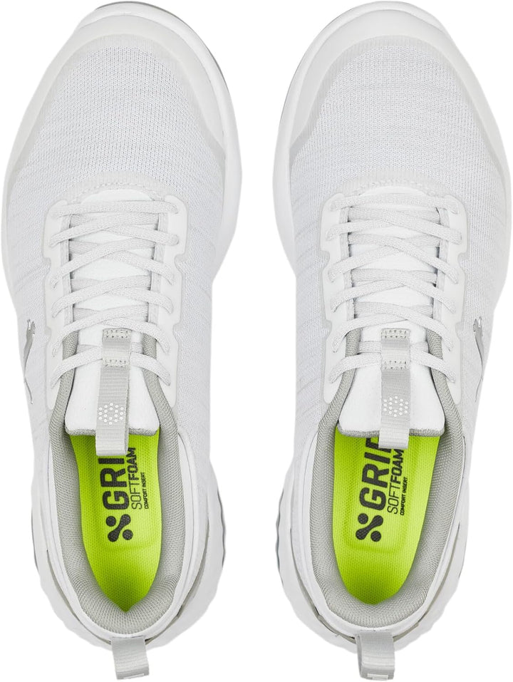 PUMA Herren Fusion Pro Golfschuh 41 EU Puma Weiss Puma Silber Flach Hellgrau, 41 EU Puma Wei&#xDF; P