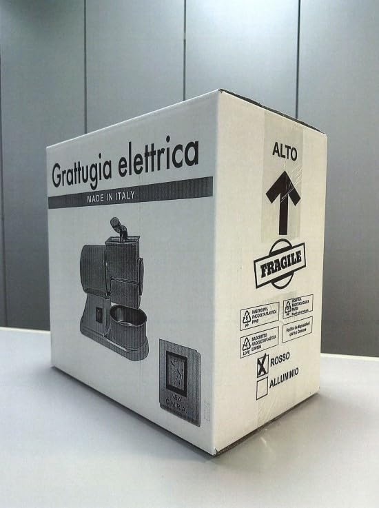 Montini Professionelle elektrische Reibe Serie 3000 mit abnehmbarer Profi-Stahlwalze – effektive Lei