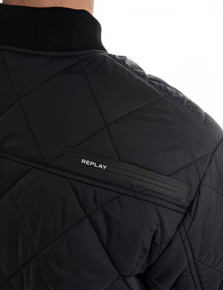 Replay Herren Jacke Bomberjacke Winter M Black 098, M Black 098
