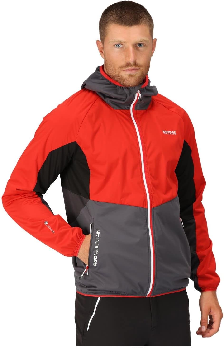 Regatta Tarvos VI Softshelljacke Herren mit Kapuze XL Rot, XL Rot