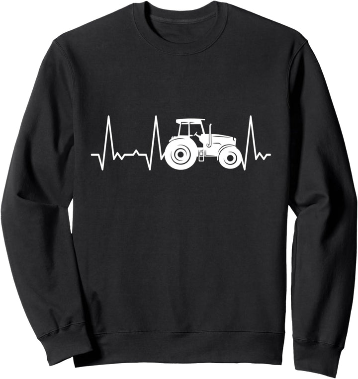 Herzschlag Traktor Sweatshirt