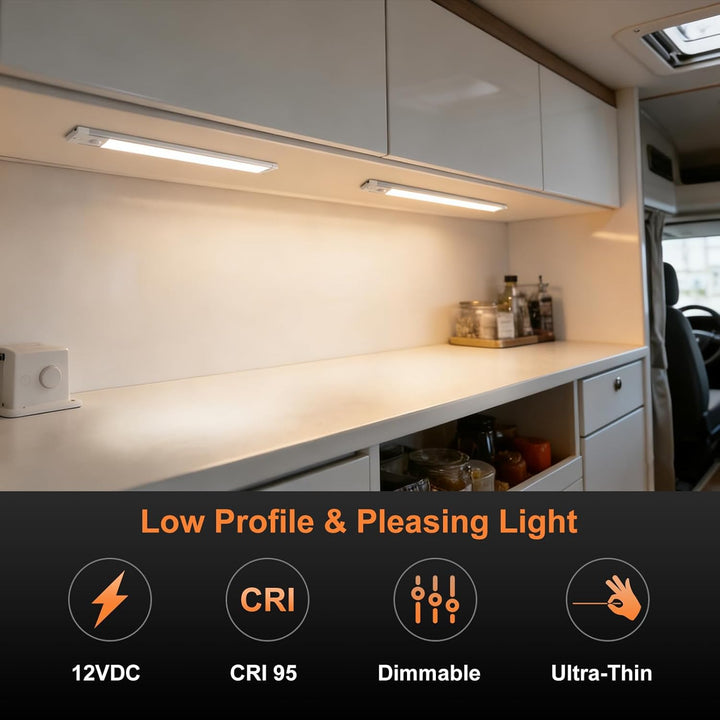 Obeaming 12V LED Unterbauleuchte Innenbeleuchtung 4,5W 470lm Wohnmobil Beleuchtung Leuchte, Led Auto