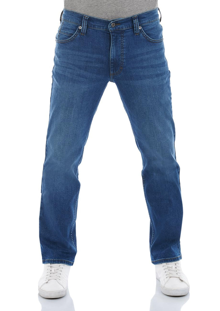 MUSTANG Herren Jeans Tramper Straight Fit Jeanshose Hose Denim Stretch Baumwolle Blau Schwarz w30 w3