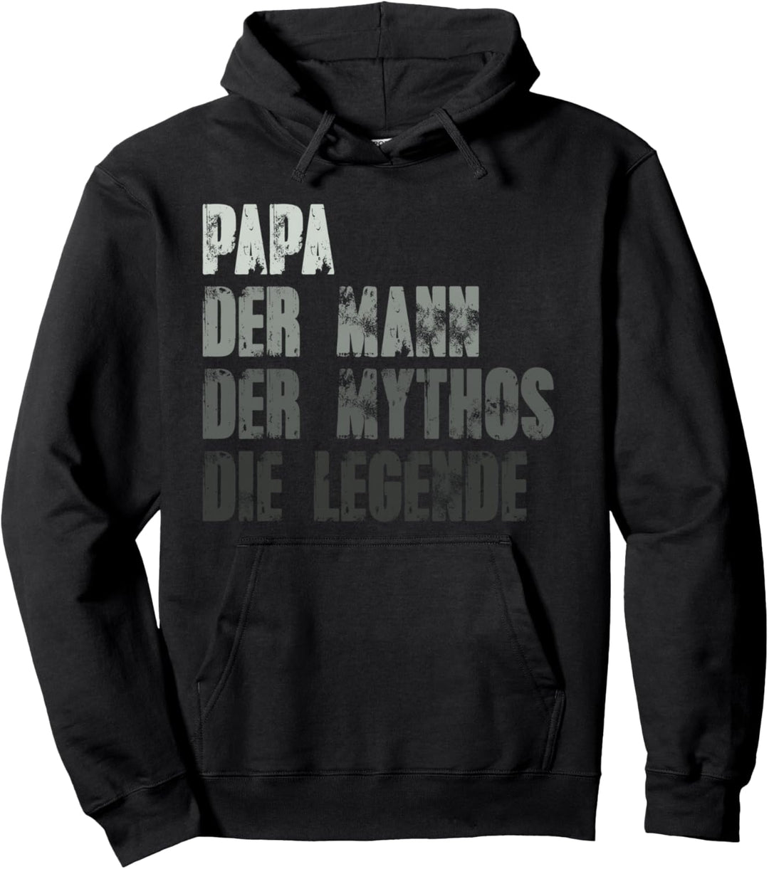 Papa der Mann der Mythos die Legende Bester Dad der Welt Pullover Hoodie