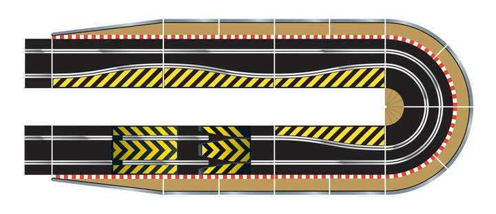 Scalextric 500008514 Accessories Zubehör-Track & Gleiszubehör, Small Ultimate - Extended Hairpin, Ul