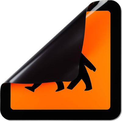 LOHOFOL Magnetschild Schulbus | Schulbusschild Warntafel Schulbustafel Magnettafel Schild magnetisch
