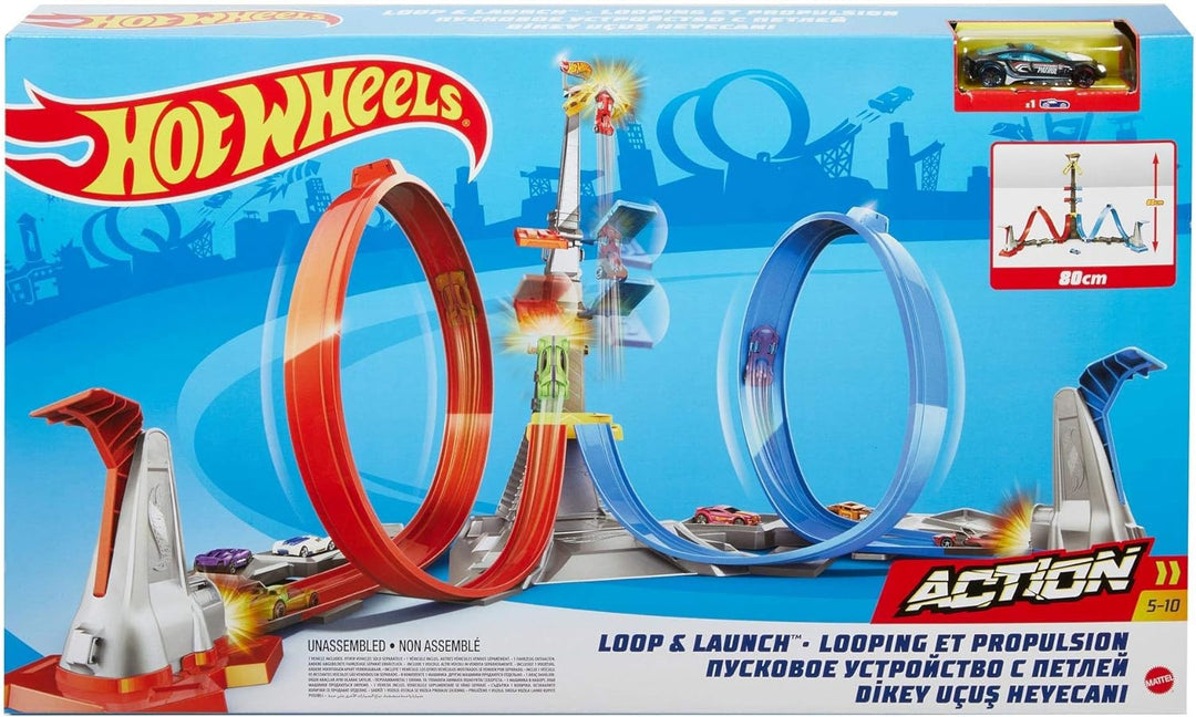 Mattel Hot Wheels - Loop & Launch Track Set (GRW39)