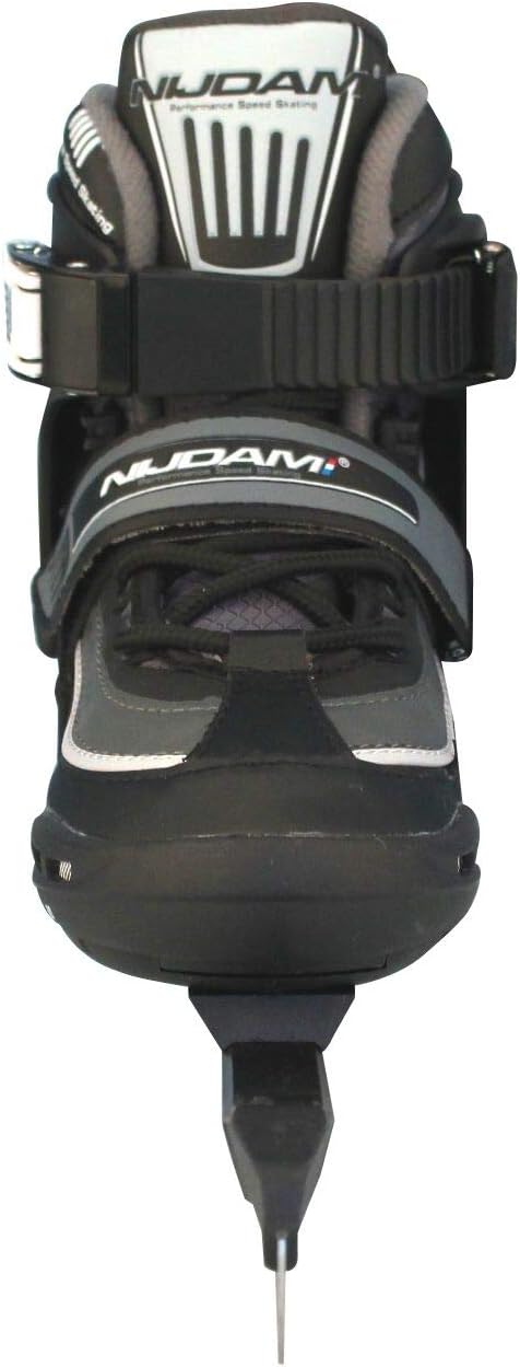 Nijdam Schnelllaufschlittschuhe Semi Softboot (42||schwarz-anthrazit)