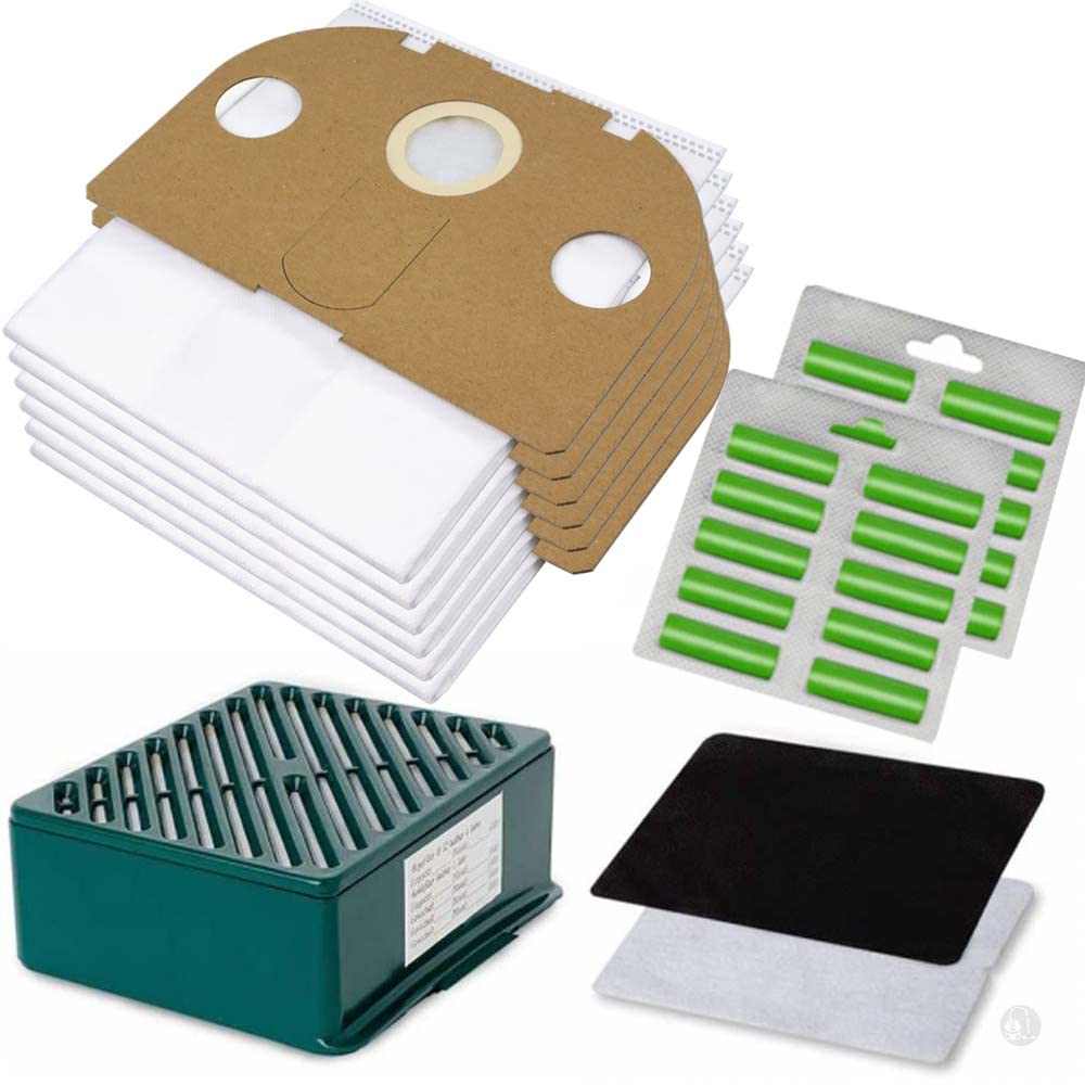 Smartes Sparset - 38 Teile - Passend für Vorwerk Tiger 250, 251 & 252-12 Vlies Staubsaugerbeutel + F