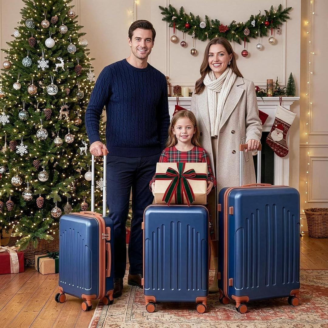 LEADZM Handgepäck Koffer aus ABS, Reisekoffer mit Rollen, Koffer & Trolleys, Hartschalenkoffer, Suit
