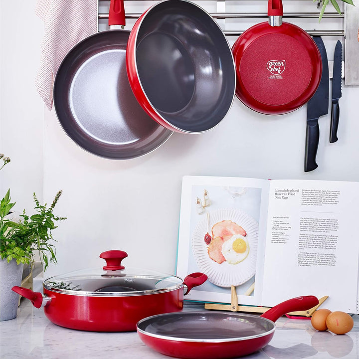 GreenChef Diamond Gesunde Antihaft-Keramik-Bratpfanne 20 cm, Eierpfanne, PFAS-frei, Induktionsgeeign