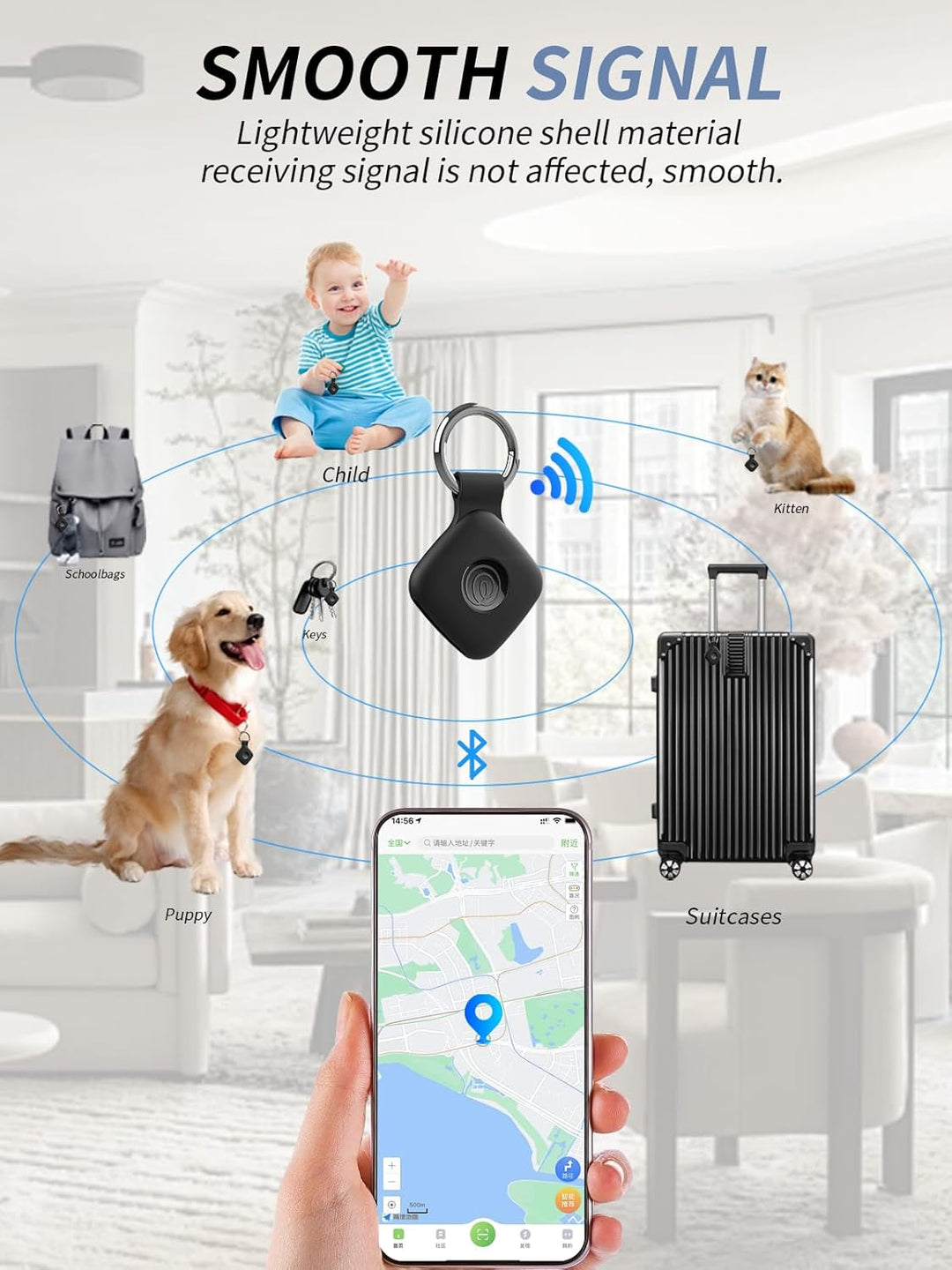 4 Stück Schutzhülle für Tile by Life360 Mate - Tracker hülle, Wasserdicht. Langlebig, Leichtgewichti