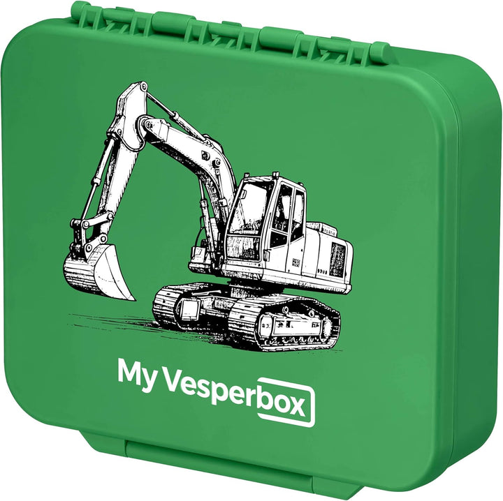 My Vesperbox® Brotdose für Kinder mit Fächern Liv [MADE IN GERMANY] - Lunchbox mit Trennfächern - Be