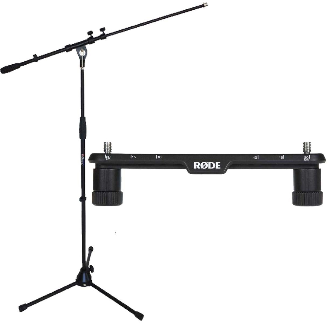 Rode Stereo Bar SB20 Mikrofon-Stereoschiene + keepdrum Mikrofonständer MS107B