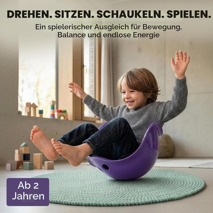 MOLUK 2843010 Bilibo violett, endlose Spiel-Möglichkeiten, Motorikspielzeug für Kinder ab 2 Jahren,