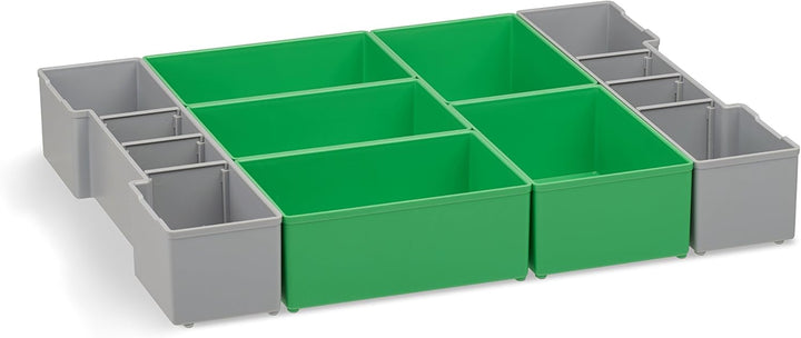 Sortimentskasten Kunststoff klein | L-BOXX 102 (grau) mit Insetboxenset D3 | Profi Werkzeugkoffer le