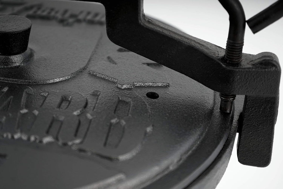 BBQ-Toro Zauberkessel "Wizard" | Kochtopf aus Gusseisen | Gusstopf mit drei Beinen, Deckel, Bügel un